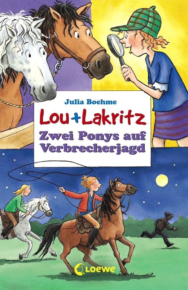 Boekomslag van Lou + Lakritz 6 - Zwei Ponys auf Verbrecherjagd