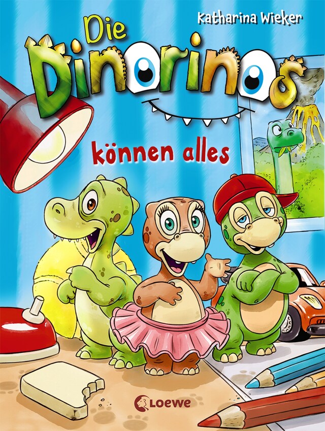 Kirjankansi teokselle Die Dinorinos können alles (Band 1)