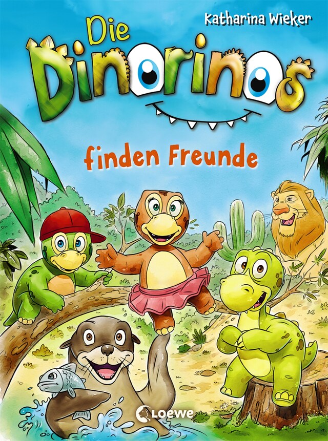 Kirjankansi teokselle Die Dinorinos finden Freunde (Band 3)