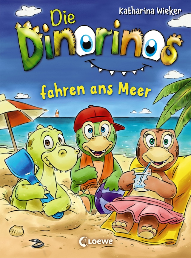 Buchcover für Die Dinorinos fahren ans Meer (Band 4)