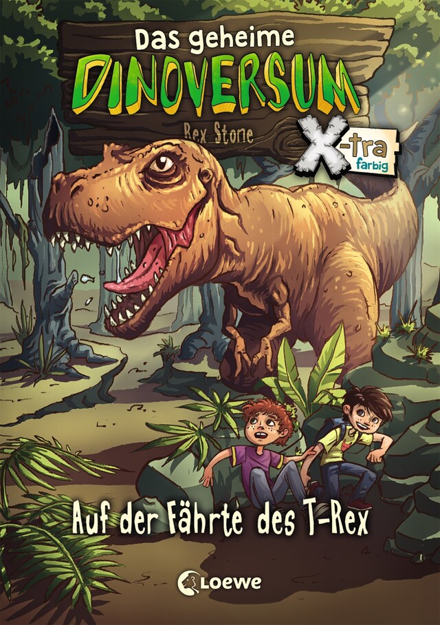 Bokomslag for Das geheime Dinoversum Xtra (Band 1) - Auf der Fährte des T-Rex