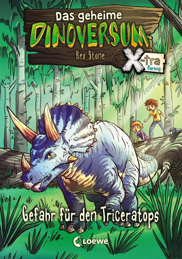 Bokomslag for Das geheime Dinoversum Xtra (Band 2) - Gefahr für den Triceratops