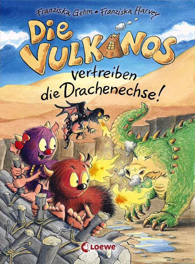 Kirjankansi teokselle Die Vulkanos vertreiben die Drachenechse! (Band 8)