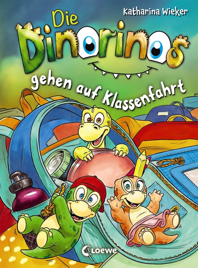 Portada de libro para Die Dinorinos gehen auf Klassenfahrt (Band 5)