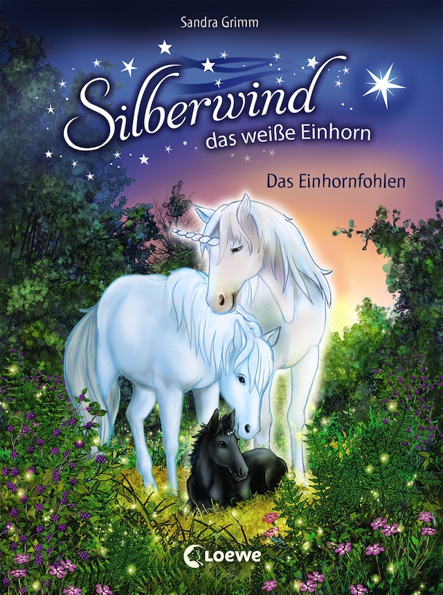 Book cover for Silberwind, das weiße Einhorn (Band 7) - Das Einhornfohlen