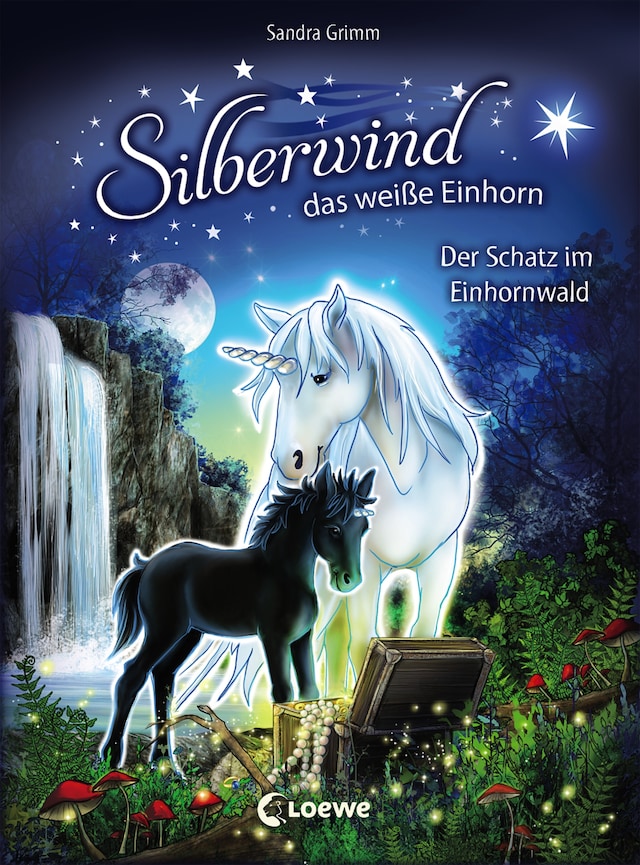 Book cover for Silberwind, das weiße Einhorn (Band 8) - Der Schatz im Einhornwald