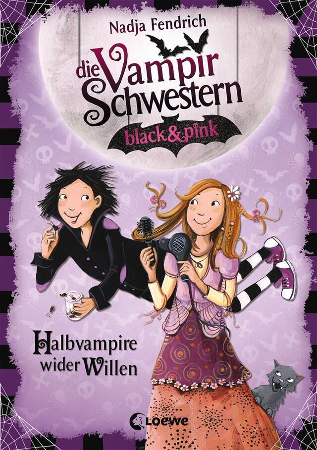Copertina del libro per Die Vampirschwestern black & pink (Band 1) - Halbvampire wider Willen