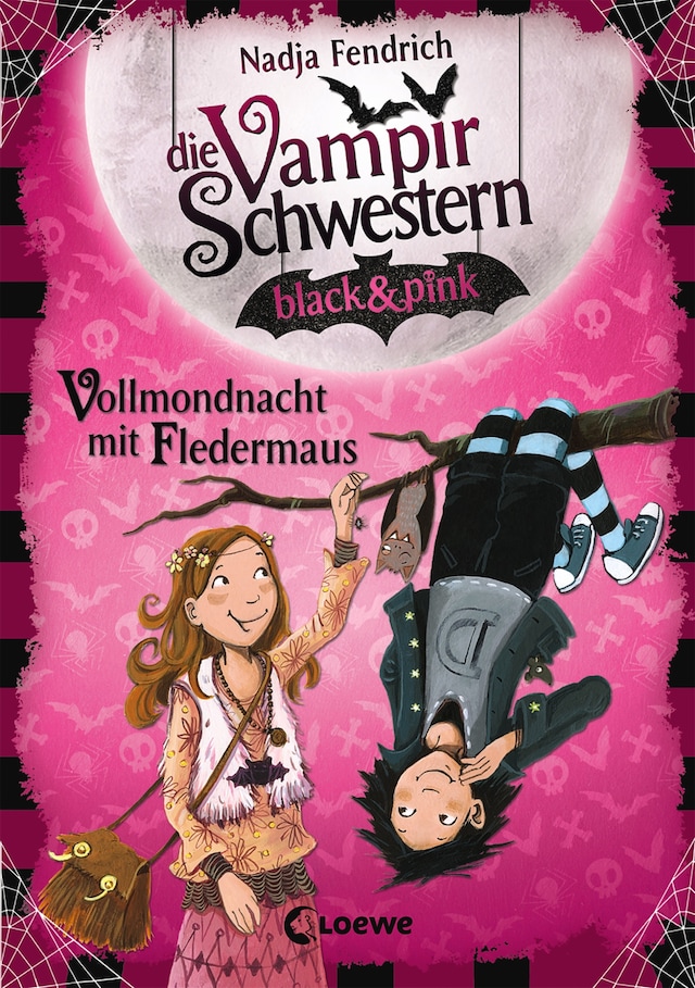 Copertina del libro per Die Vampirschwestern black & pink (Band 2) - Vollmondnacht mit Fledermaus