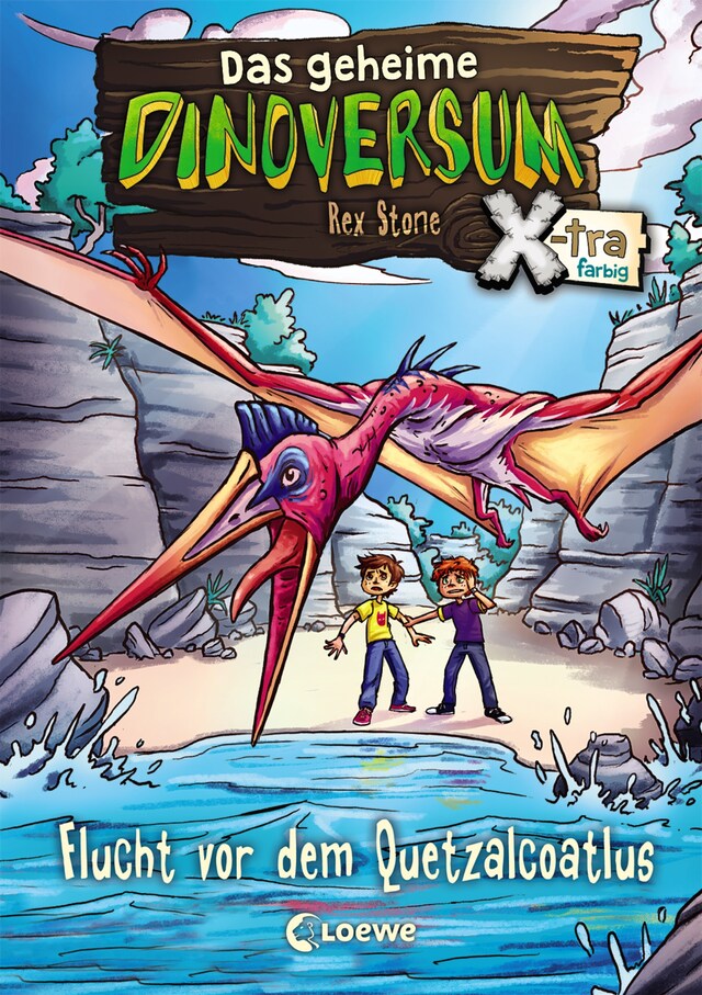 Bokomslag for Das geheime Dinoversum Xtra (Band 4) - Flucht vor dem Quetzalcoatlus