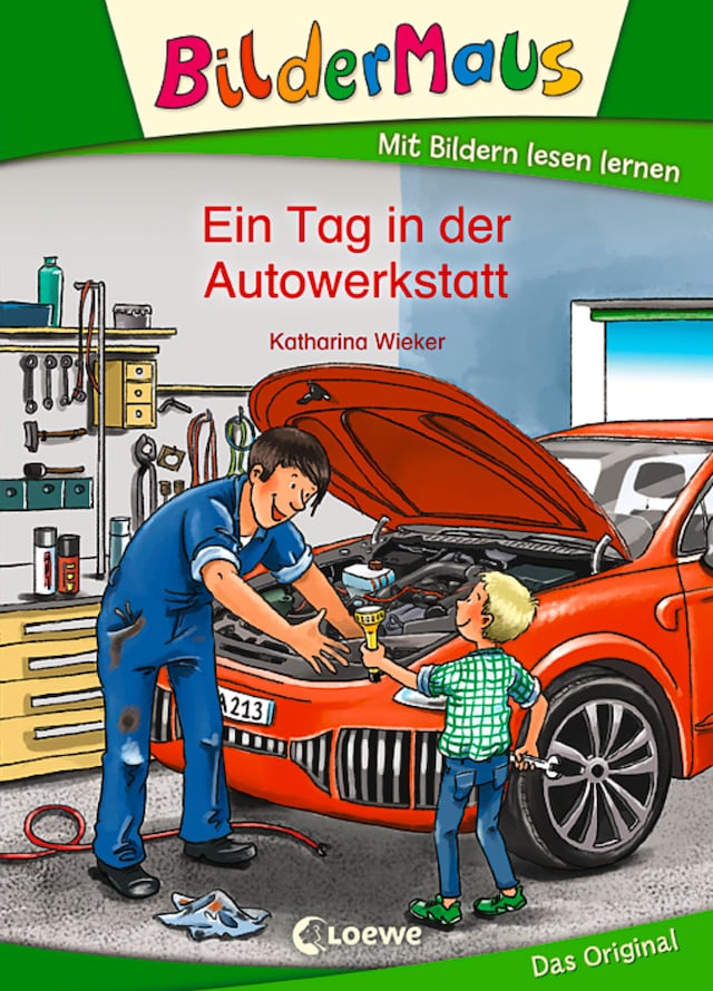 Book cover for Bildermaus - Ein Tag in der Autowerkstatt