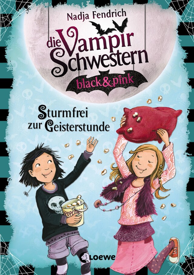Buchcover für Die Vampirschwestern black & pink (Band 3) - Sturmfrei zur Geisterstunde