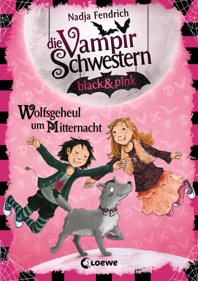 Buchcover für Die Vampirschwestern black & pink (Band 4) - Wolfsgeheul um Mitternacht