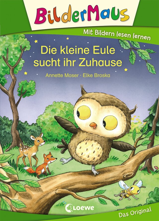 Okładka książki dla Bildermaus - Die kleine Eule sucht ihr Zuhause