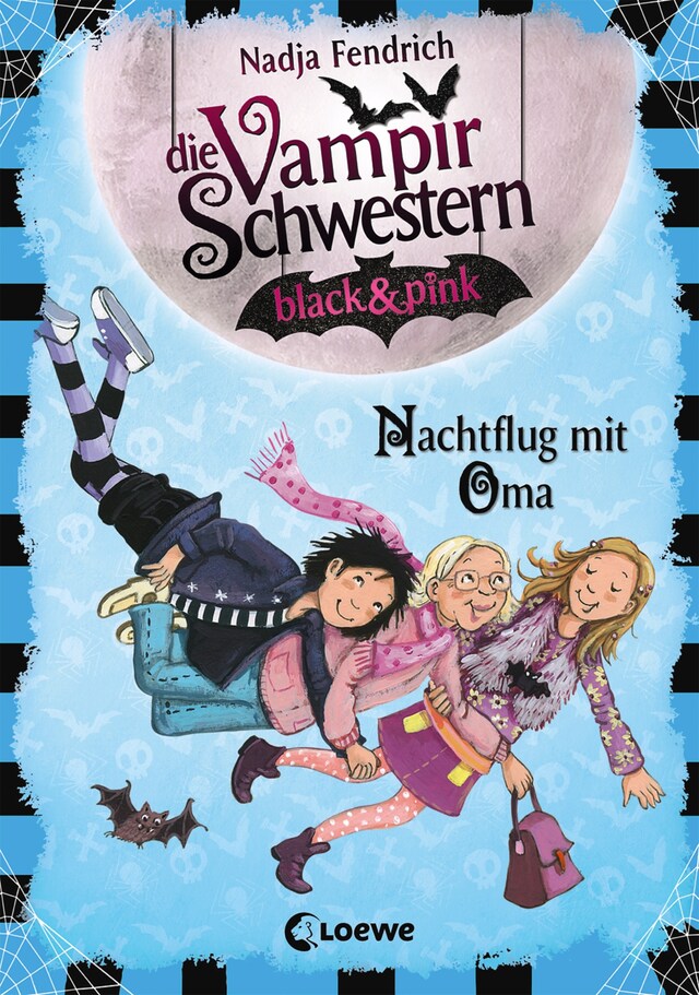 Bogomslag for Die Vampirschwestern black & pink (Band 5) - Nachtflug mit Oma