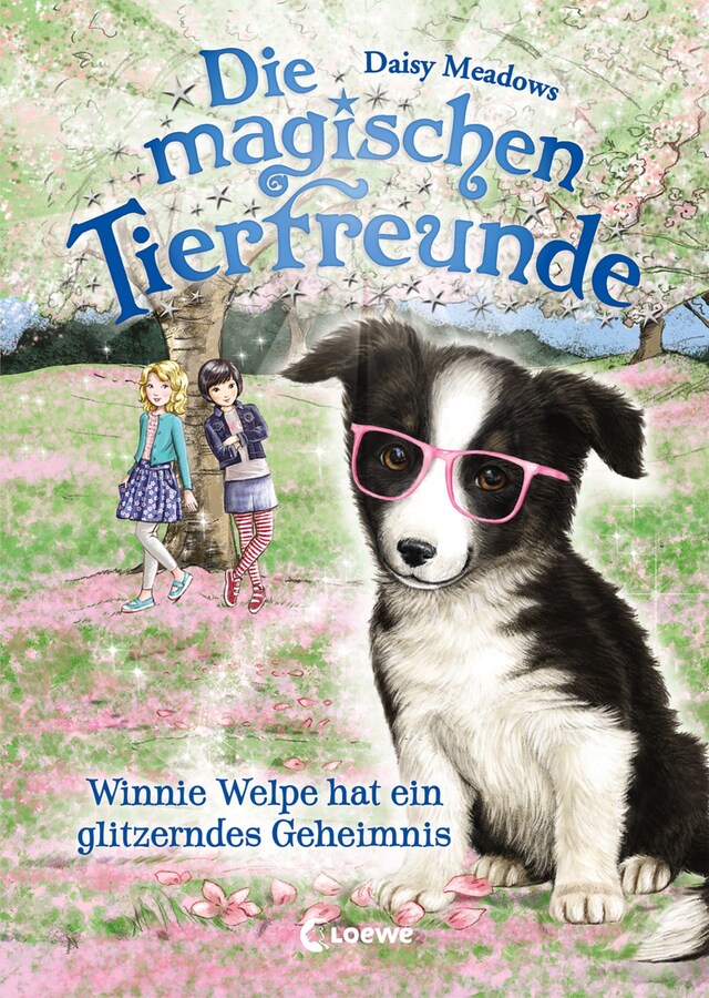 Portada de libro para Die magischen Tierfreunde (Band 10) - Winnie Welpe hat ein glitzerndes Geheimnis