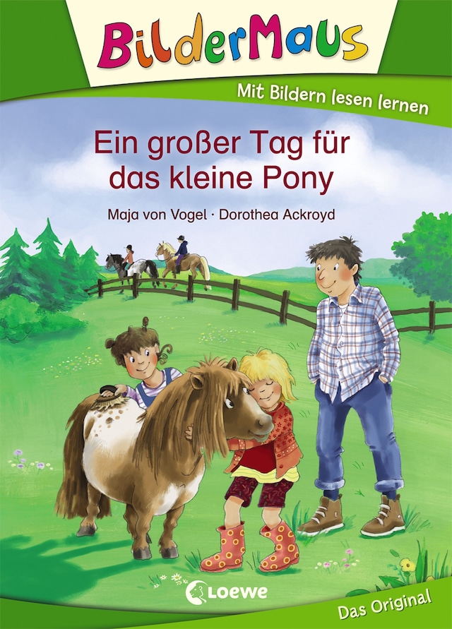 Book cover for Bildermaus - Ein großer Tag für das kleine Pony