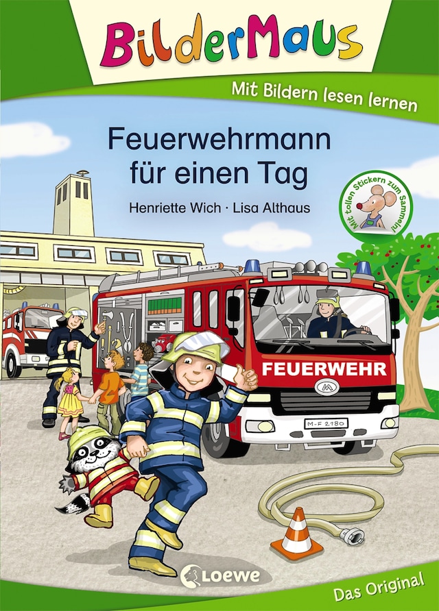 Book cover for Bildermaus - Feuerwehrmann für einen Tag