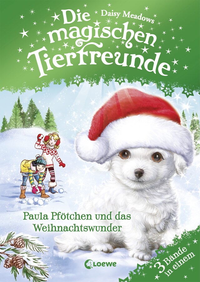 Book cover for Die magischen Tierfreunde - Paula Pfötchen und das Weihnachtswunder