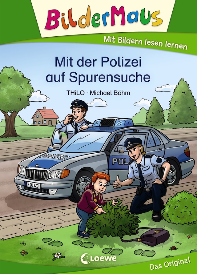 Portada de libro para Bildermaus - Mit der Polizei auf Spurensuche