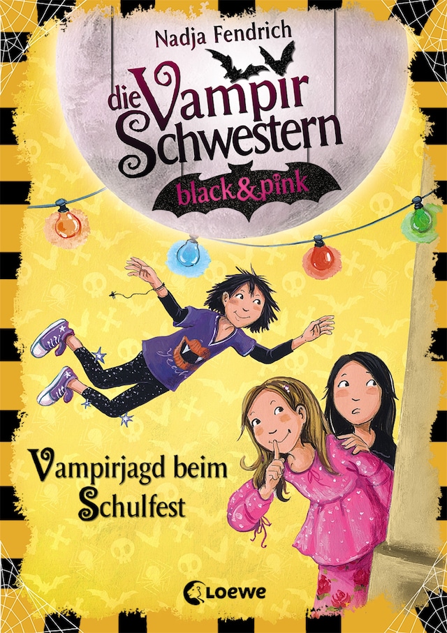 Buchcover für Die Vampirschwestern black & pink (Band 7) - Vampirjagd beim Schulfest