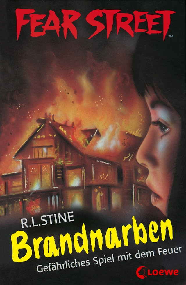 Book cover for Fear Street 38 - Brandnarben