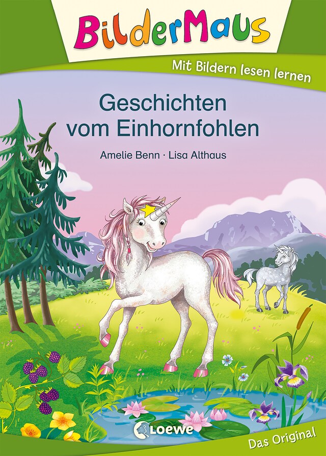 Buchcover für Bildermaus - Geschichten vom Einhornfohlen