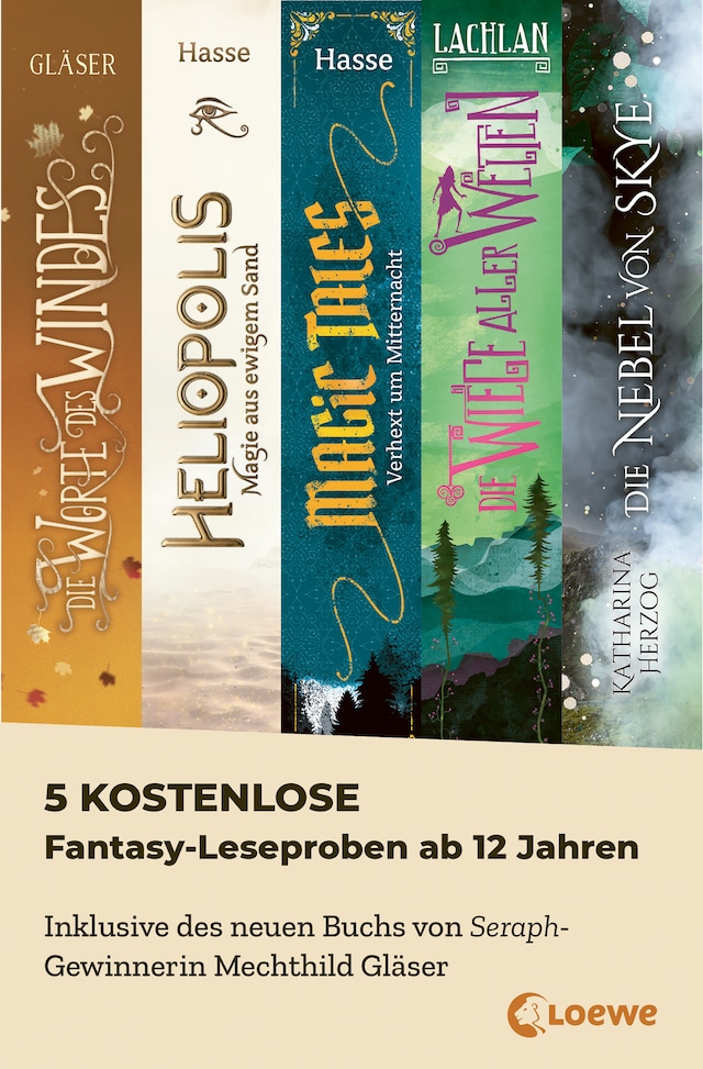 Book cover for 5 kostenlose Fantasy-Leseproben ab 12 Jahren