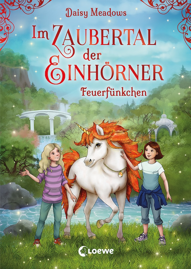 Book cover for Im Zaubertal der Einhörner (Band 1) - Feuerfünkchen