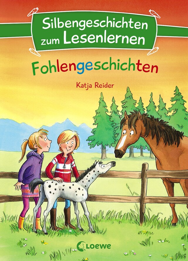 Buchcover für Silbengeschichten zum Lesenlernen - Fohlengeschichten