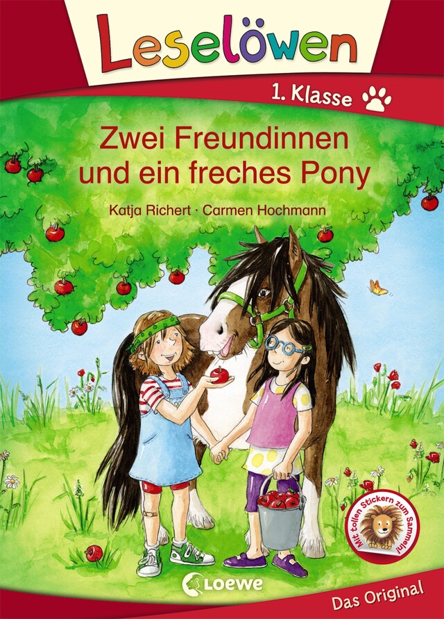 Portada de libro para Leselöwen 1. Klasse - Zwei Freundinnen und ein freches Pony