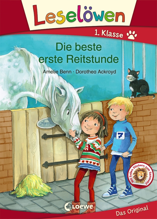 Book cover for Leselöwen 1. Klasse - Die beste erste Reitstunde
