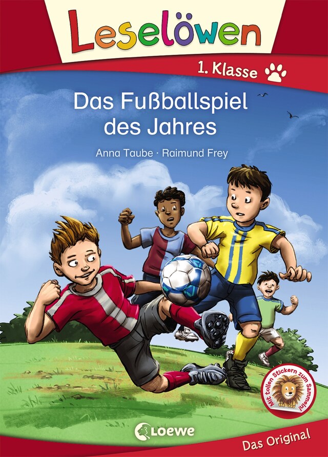 Book cover for Leselöwen 1. Klasse - Das Fußballspiel des Jahres
