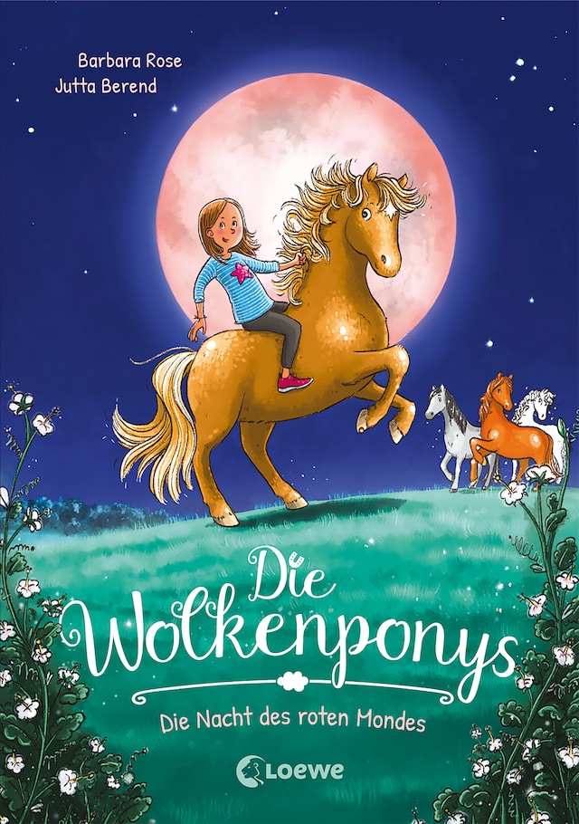 Book cover for Die Wolkenponys (Band 2) - Die Nacht des roten Mondes