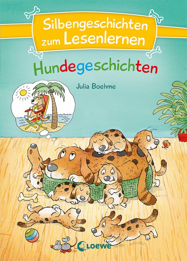 Book cover for Silbengeschichten zum Lesenlernen - Hundegeschichten