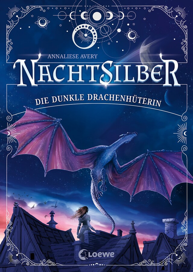 Book cover for Nachtsilber (Band 1) - Die Dunkle Drachenhüterin