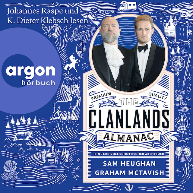 Book cover for The Clanlands Almanac - Ein Jahr voll schottischer Abenteuer (Ungekürzte Lesung)