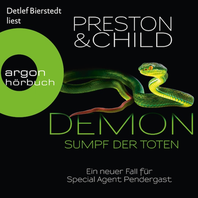 Couverture de livre pour Demon - Sumpf der Toten - Ein neuer Fall für Special Agent Pendergast (Gekürzte Lesung)