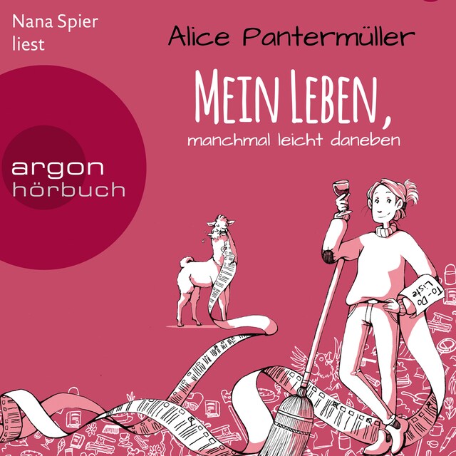 Couverture de livre pour Mein Leben, manchmal leicht daneben (Gekürzte Lesung)