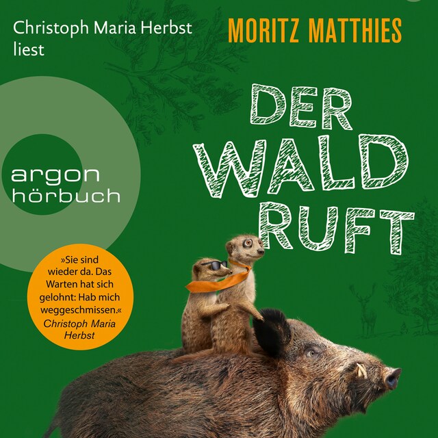 Couverture de livre pour Der Wald ruft - Erdmännchen-Krimi, Band 6 (Gekürzt)