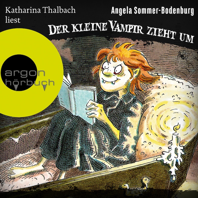 Book cover for Der kleine Vampir zieht um - Der kleine Vampir, Band 2 (Ungekürzte Lesung mit Musik)