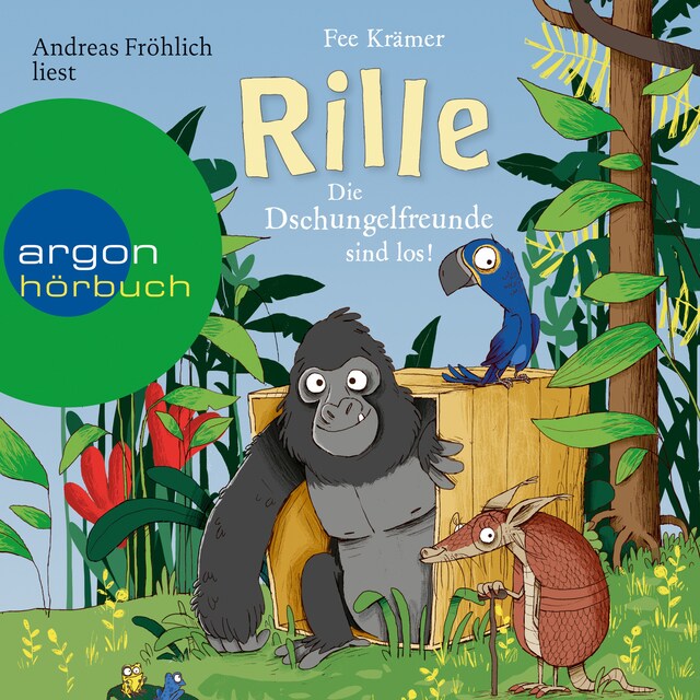Couverture de livre pour Rille - Die Dschungelfreunde sind los! - Rille, Band 1 (Ungekürzte Lesung)