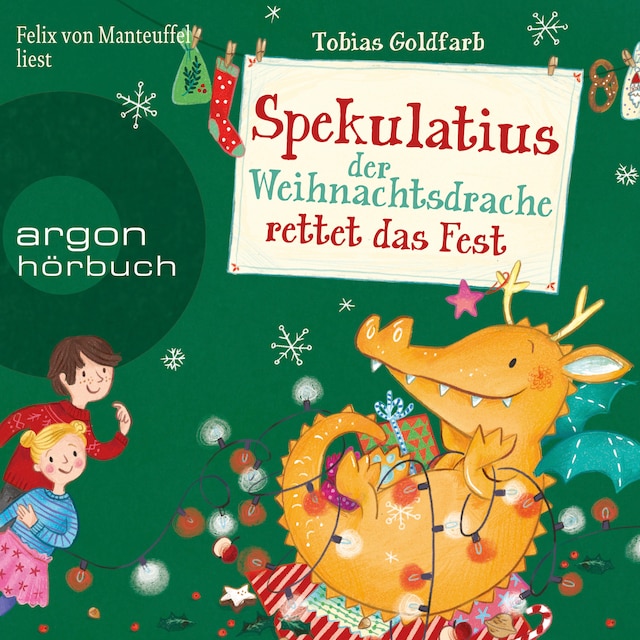 Couverture de livre pour Spekulatius, der Weihnachtsdrache rettet das Fest - Spekulatius, Band 2 (Ungekürzte Lesung)