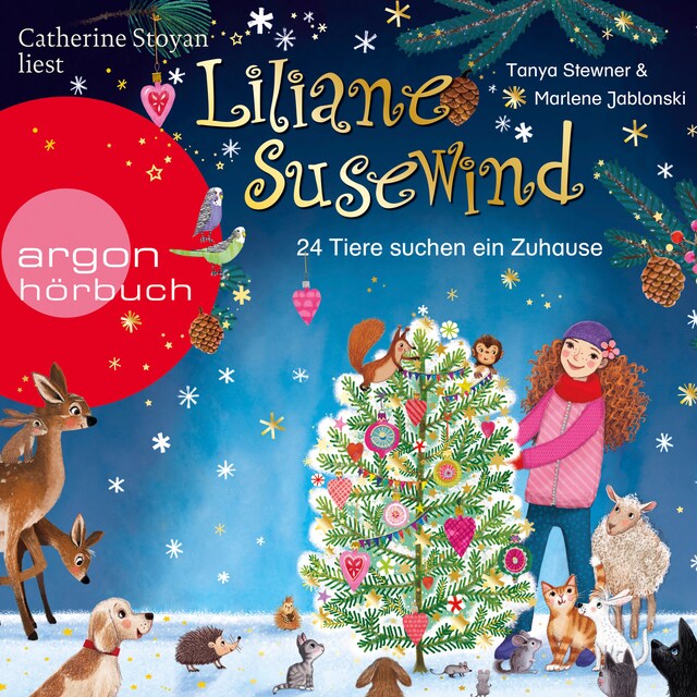 Okładka książki dla 24 Tiere suchen ein Zuhause. Das Adventskalender-Hörbuch - Liliane Susewind, Band 16 (Ungekürzte Lesung)
