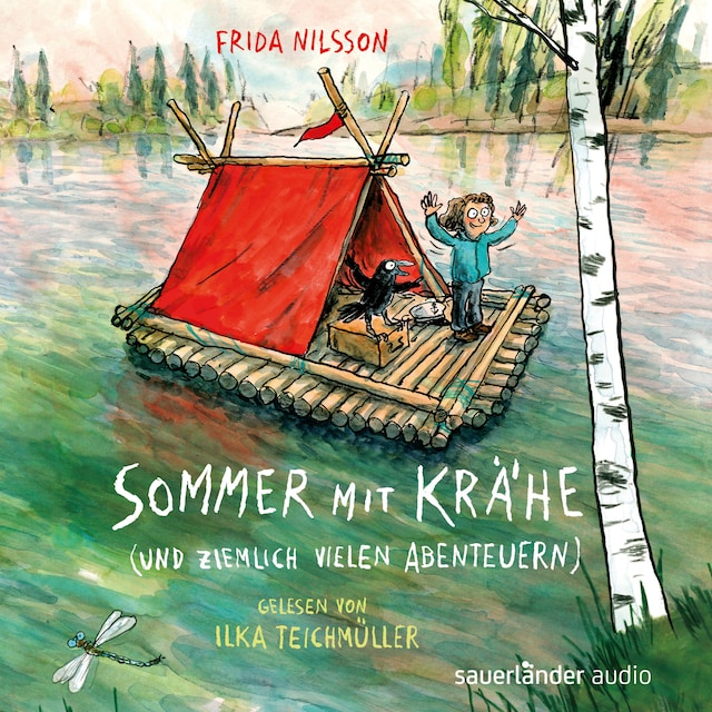 Copertina del libro per Sommer mit Krähe (und ziemlich vielen Abenteuern) (Ungekürzte Lesung)