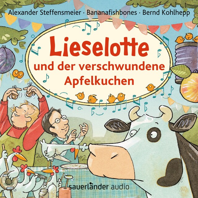 Boekomslag van Lieselotte und der verschwundene Apfelkuchen (Ungekürzte Lesung mit Musik)