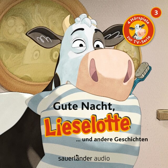 Book cover for Lieselotte Filmhörspiele, Folge 3: Gute Nacht, Lieselotte (Vier Hörspiele)