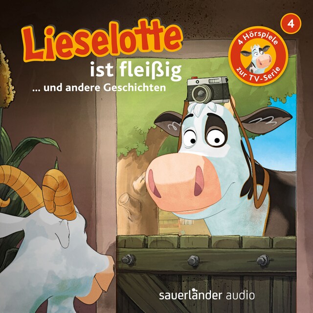 Copertina del libro per Lieselotte Filmhörspiele, Folge 4: Lieselotte ist fleißig (Vier Hörspiele)