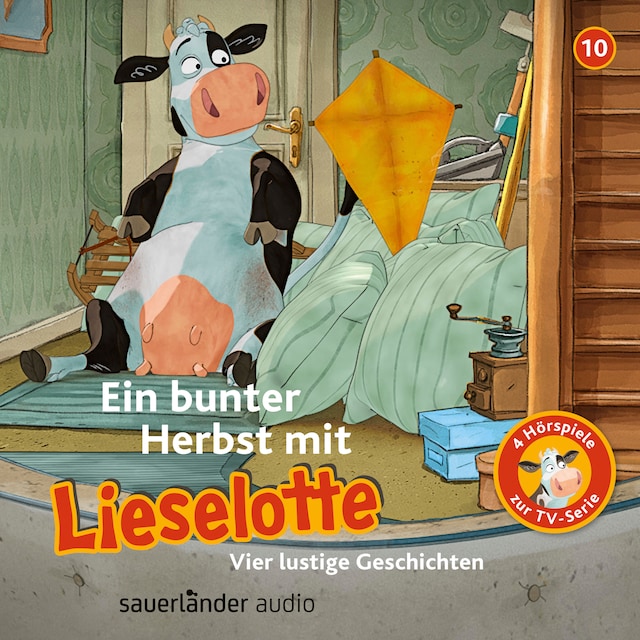 Book cover for Lieselotte Filmhörspiele, Folge 10: Ein bunter Herbst mit Lieselotte (Vier Hörspiele)