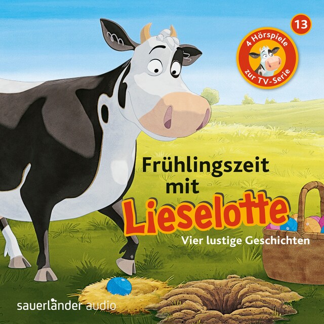 Kirjankansi teokselle Lieselotte Filmhörspiele, Folge 13: Frühlingszeit mit Lieselotte (Vier Hörspiele)