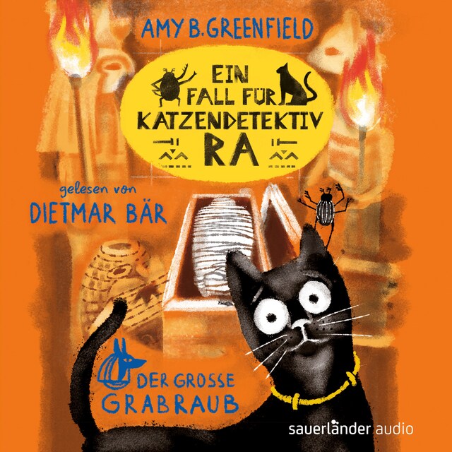 Book cover for Ein Fall für Katzendetektiv Ra - Der große Grabraub - Katzendetektiv Ra-Reihe, Band 2 (Ungekürzte Lesung)